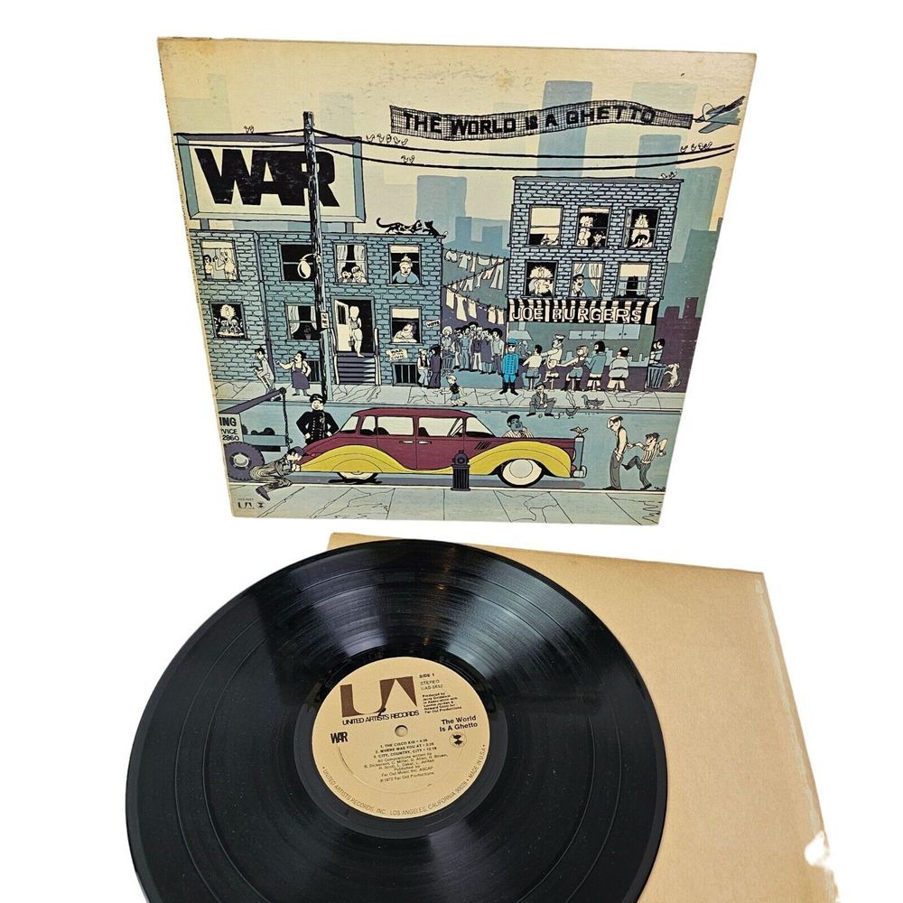 War The World is a Ghetto Vintage Vinyl‎ LP Record Funk R&B Soul